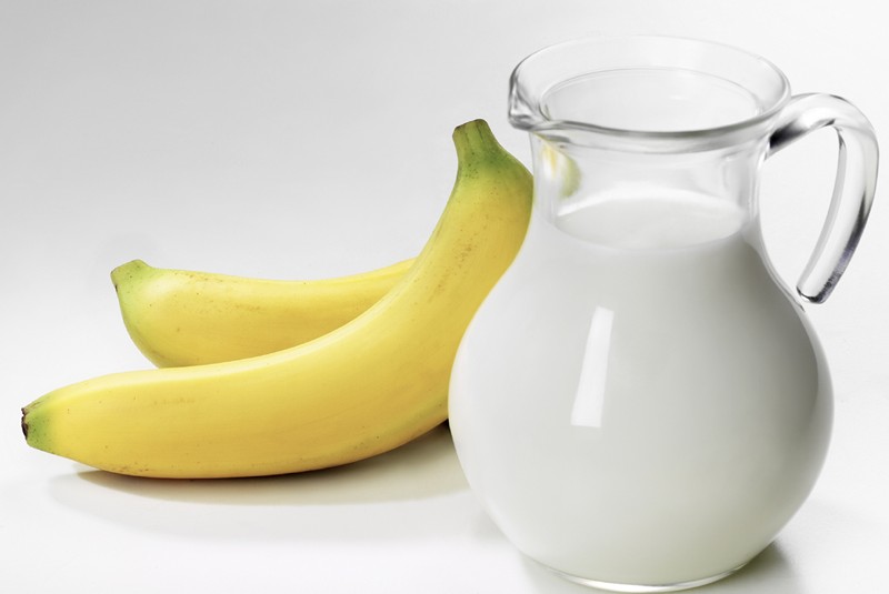 банан и молоко для похудения